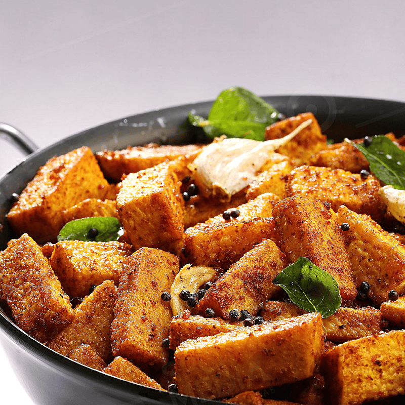 Food photography close-up shot captured and edited by SpotMedia for restaurant clients in Chennai, showcasing professional food styling.