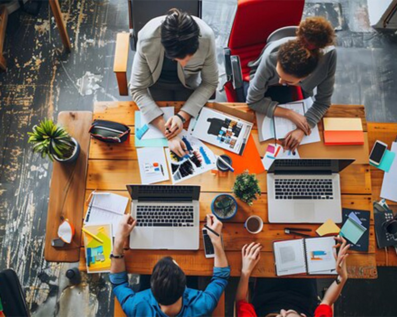 Strategy planning services graphic designed by SpotMedia for businesses in Chennai, highlighting consulting and business insights.